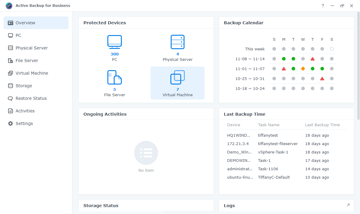 Active Backup for Business screenshots - 1