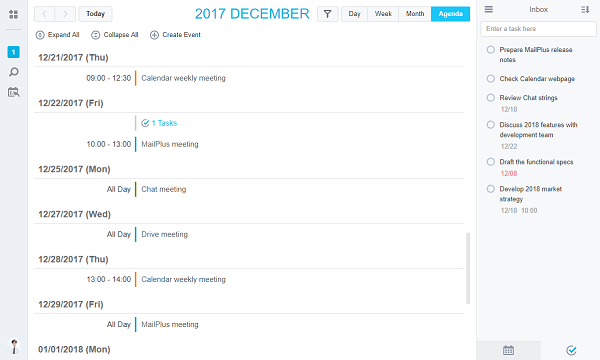 Synology Calendar screenshots - 2