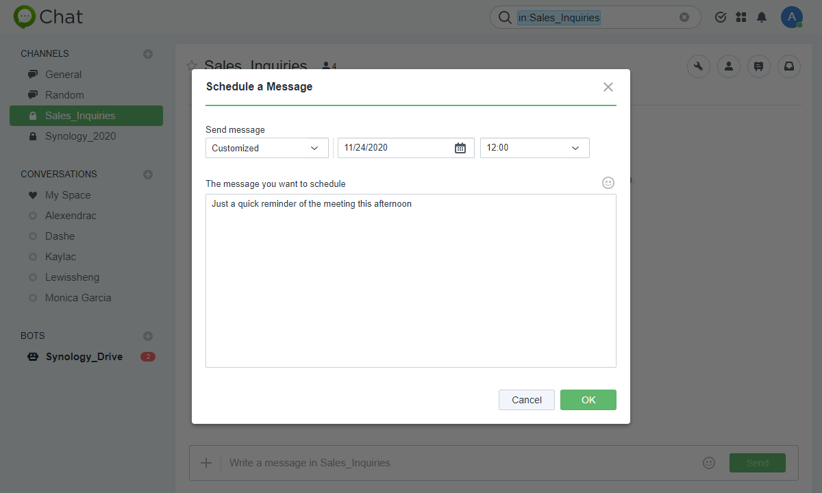 Synology Chat Server - Add-on Packages