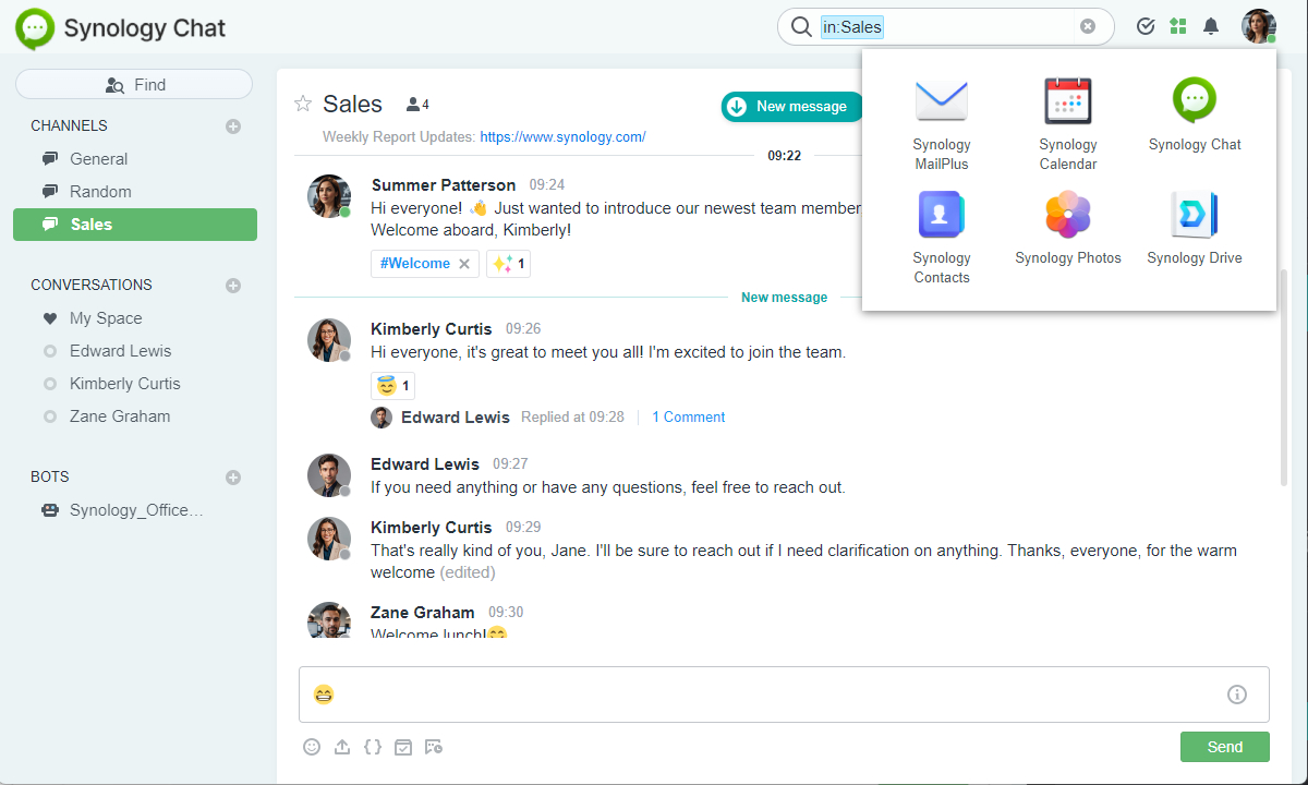 Synology Chat Server screenshots - 1