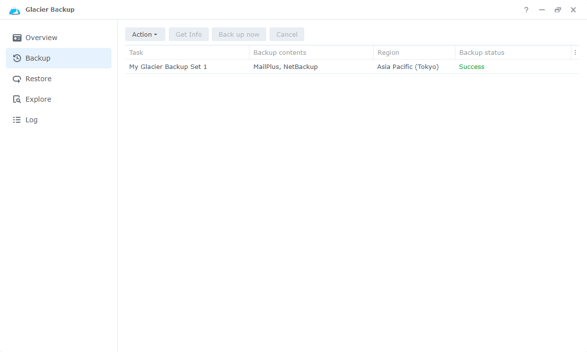 Glacier Backup screenshots - 2