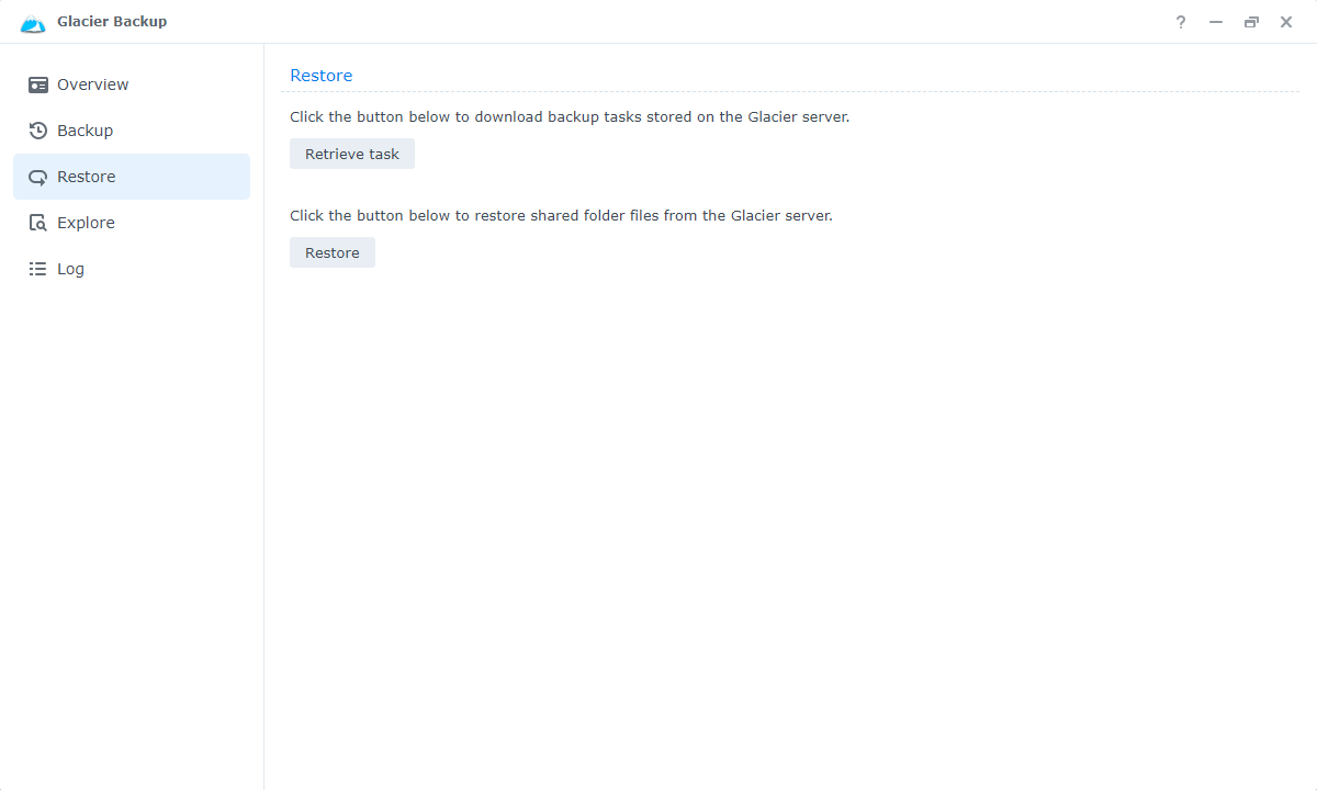 Glacier Backup screenshots - 3