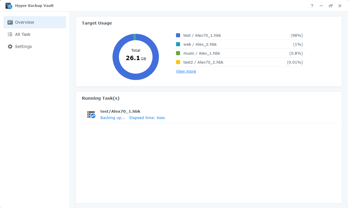 Hyper Backup Vault screenshots - 1