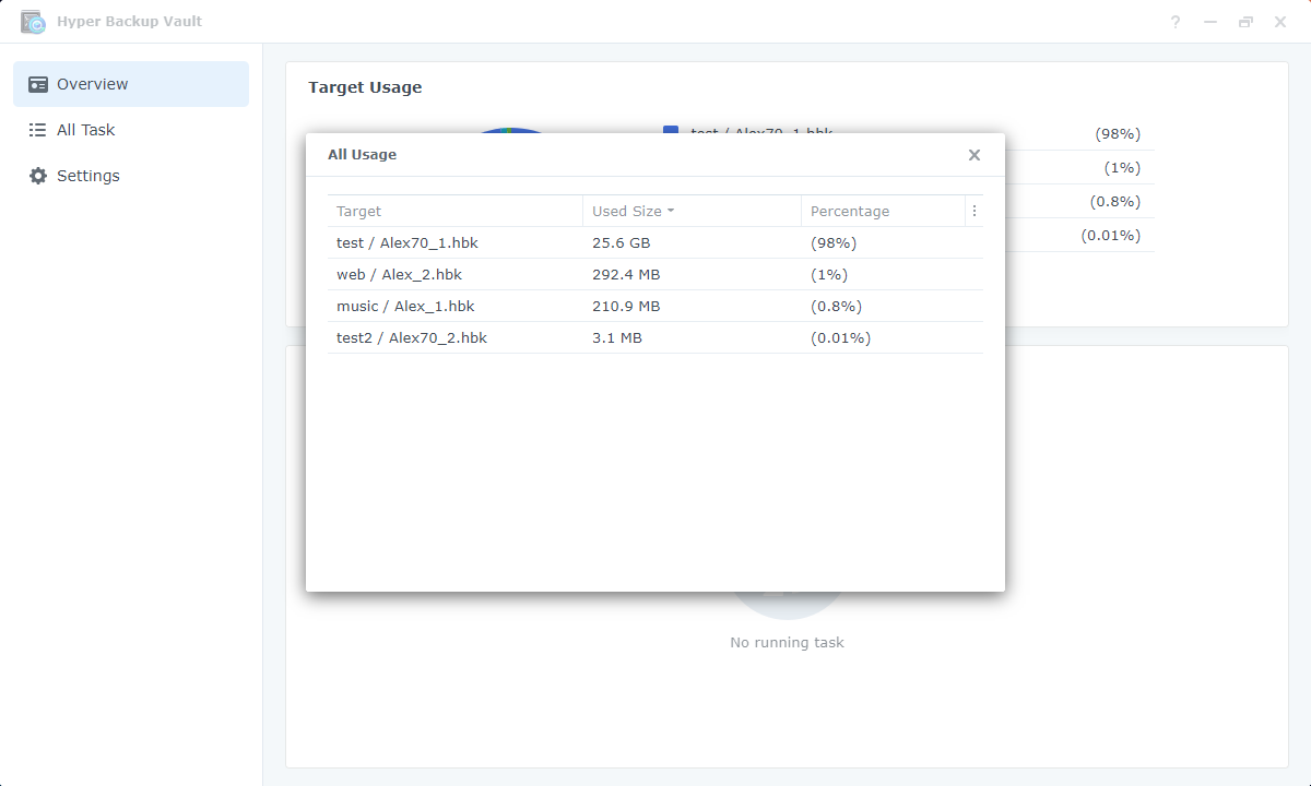 Hyper Backup Vault screenshots - 3