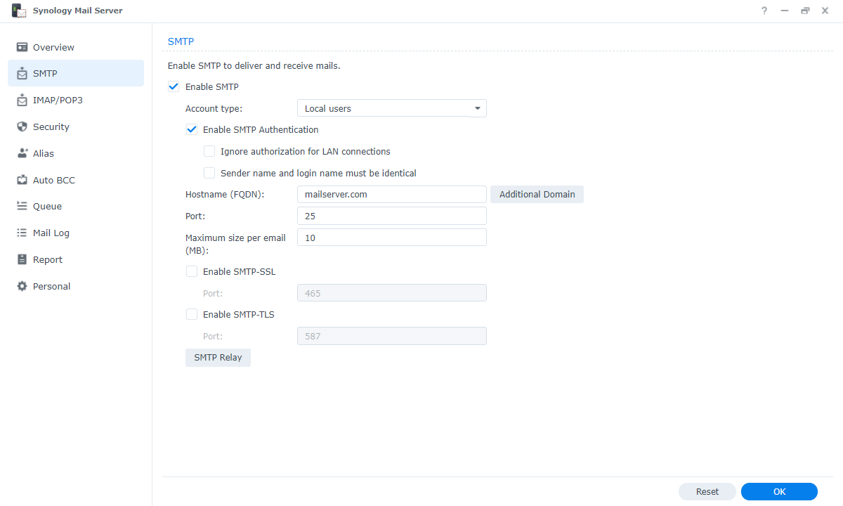 Synology Mail Server screenshots - 2