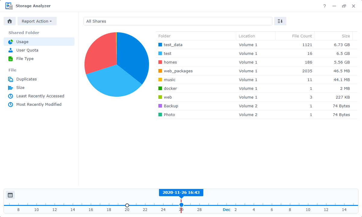 Storage Analyzer screenshots - 1