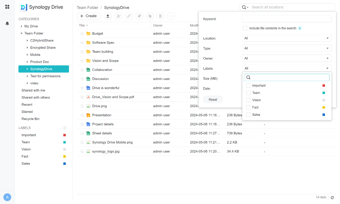 Synology Drive Server screenshots - 3
