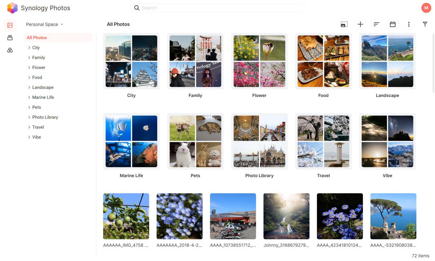 Synology Photos screenshots - 1