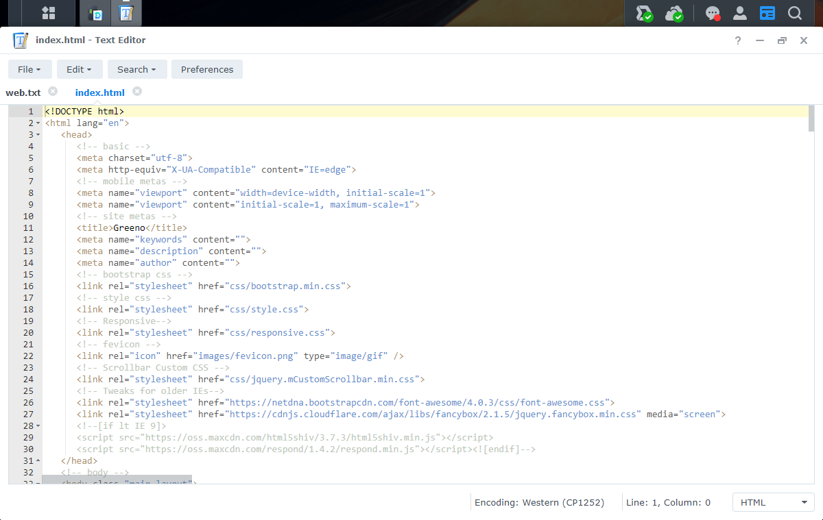 Text Editor screenshots - 1