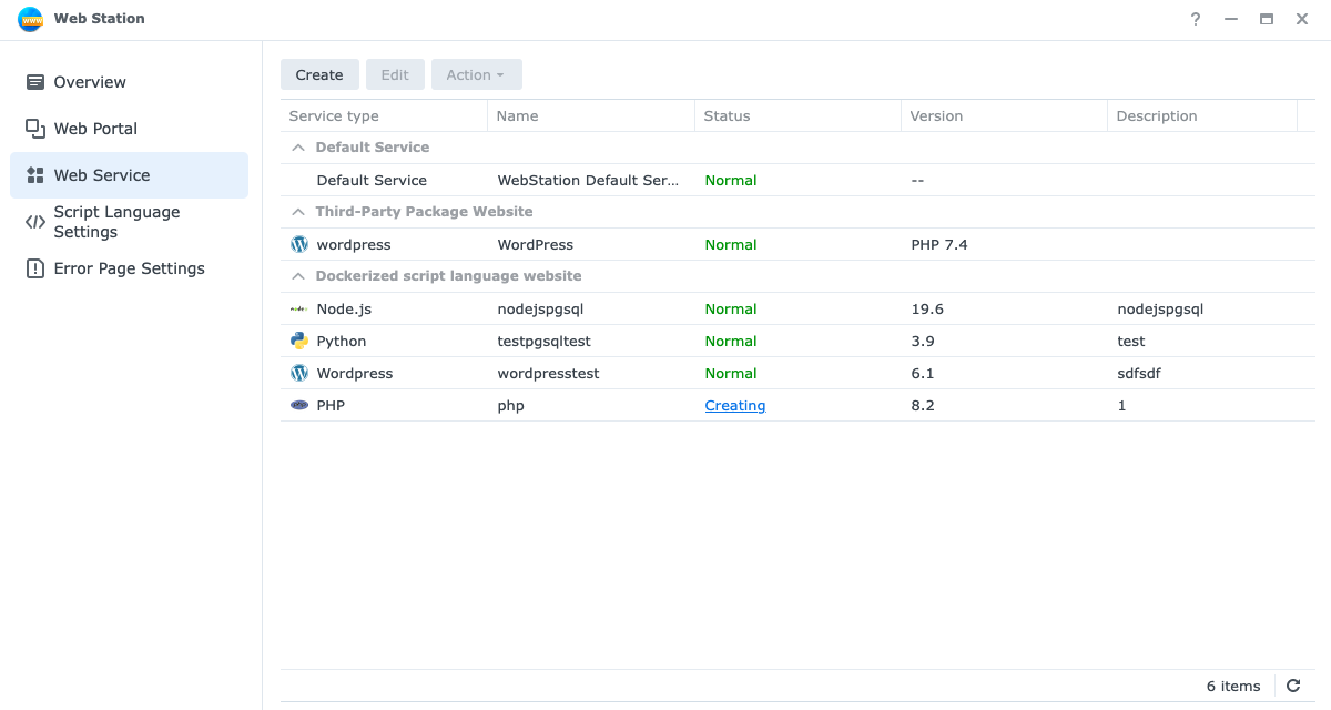 Web Station screenshots - 3