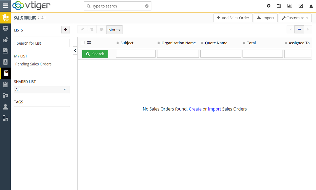 vtigerCRM screenshots - 3
