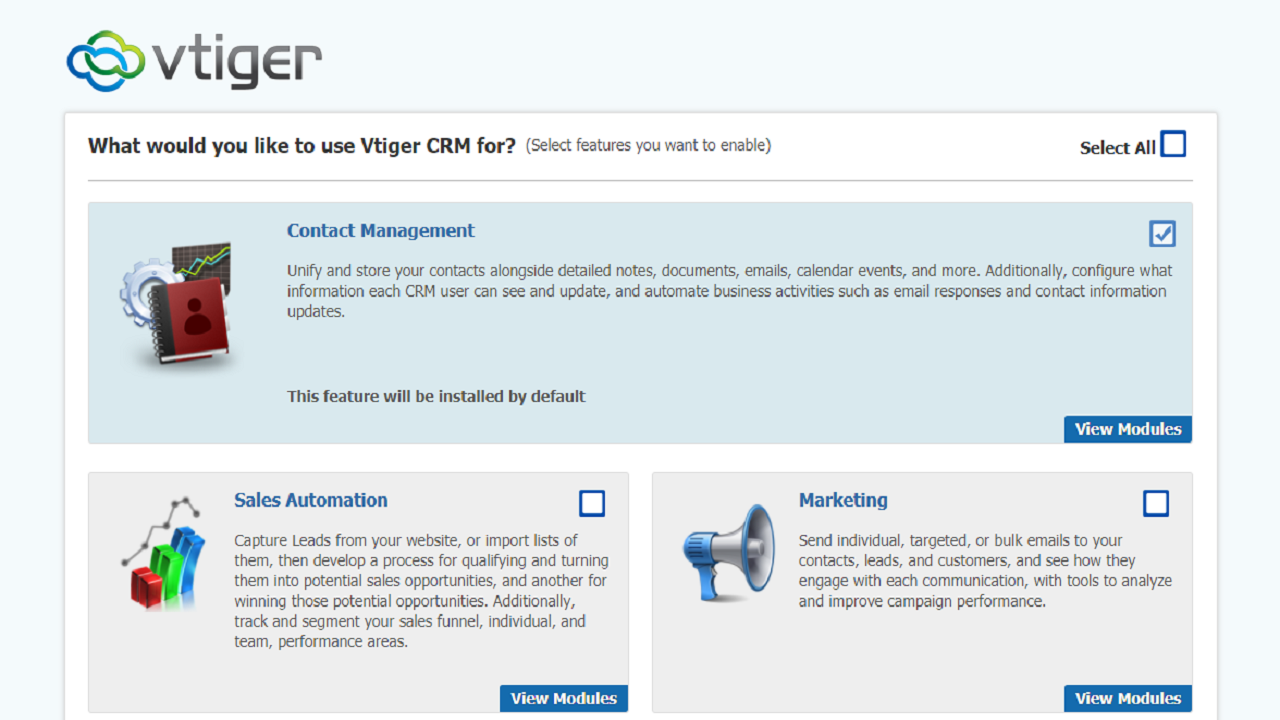 vtigerCRM screenshots - 1
